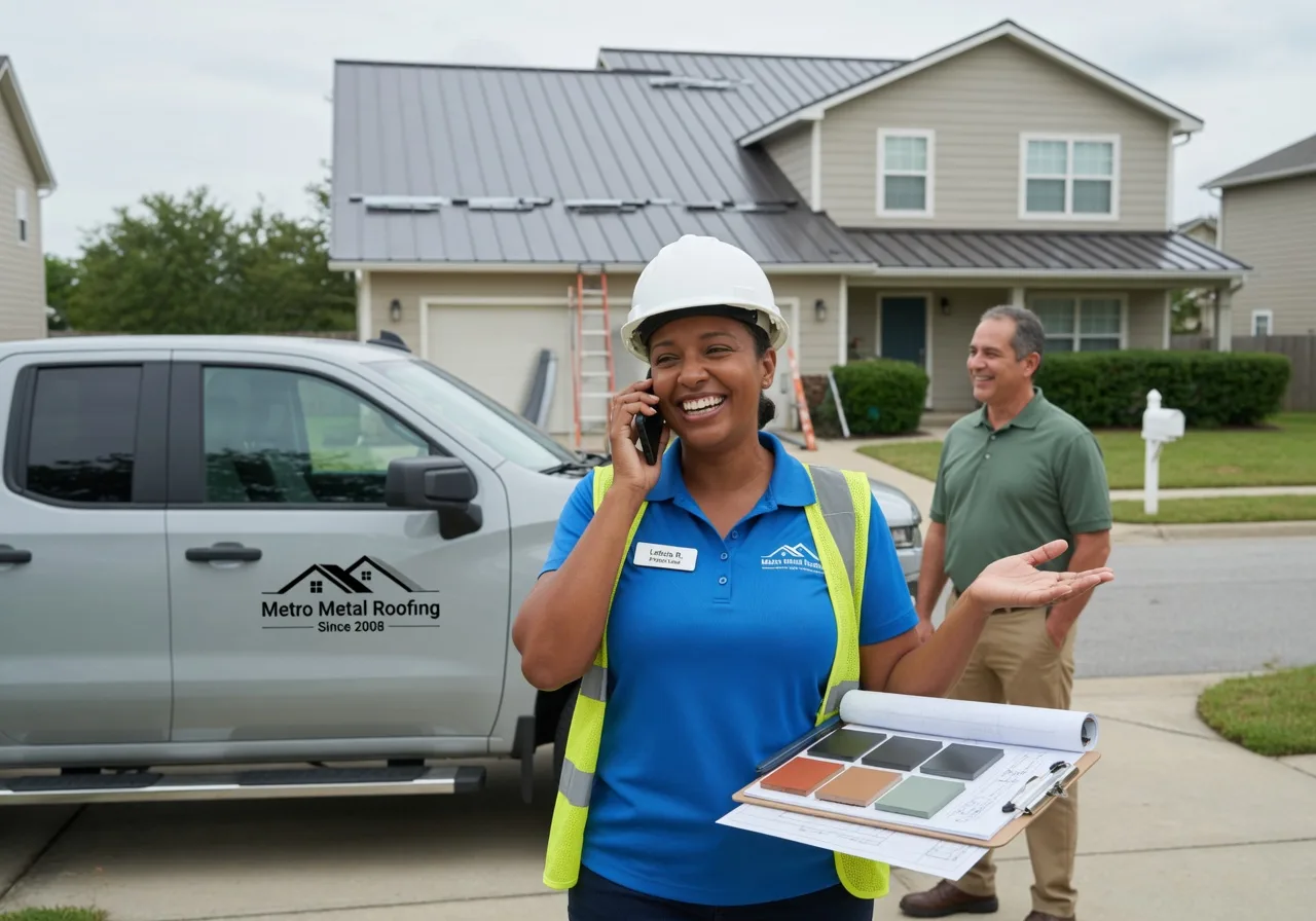 Storm Damage Metal Roof Repair in Nathalie, VA